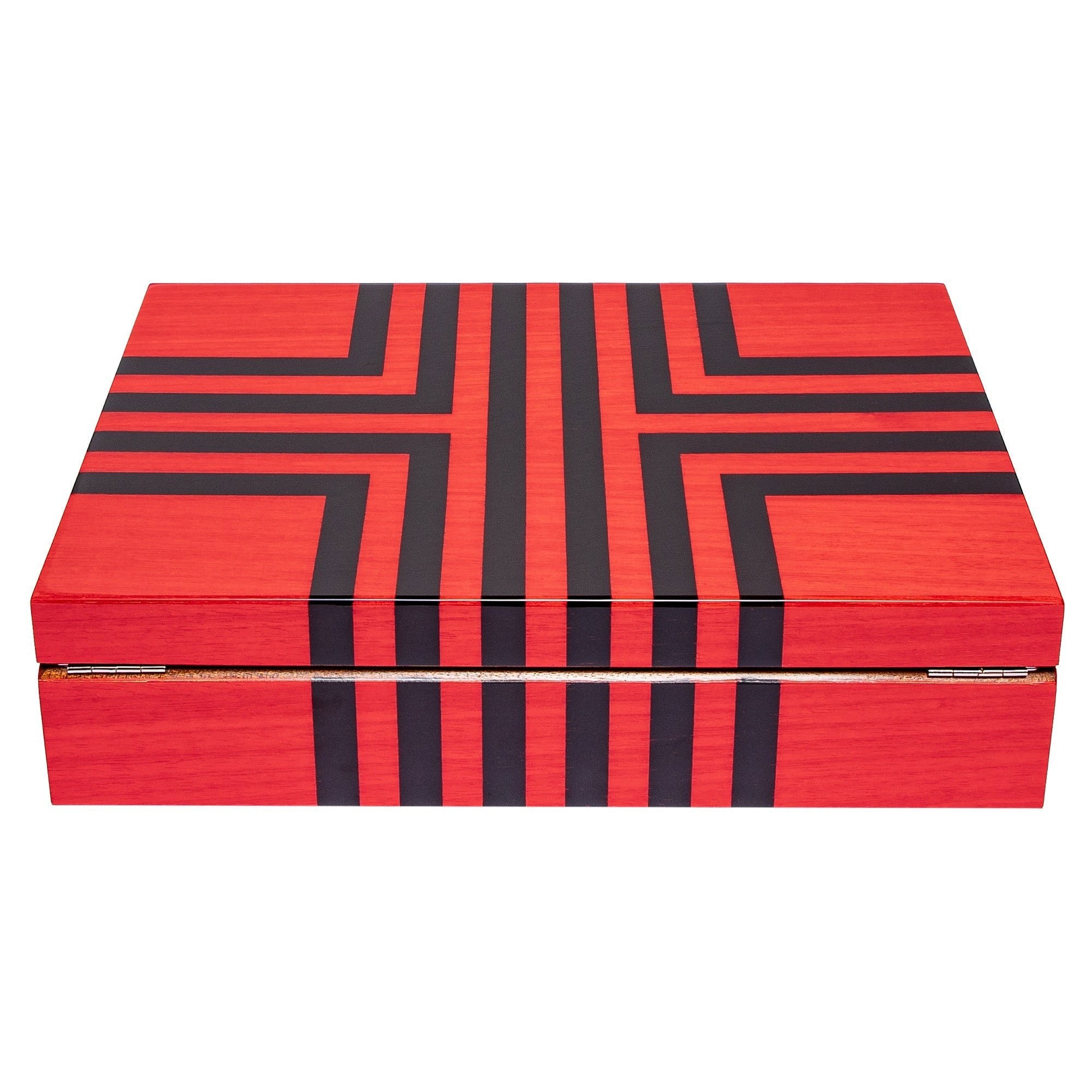 Labyrinth Ten Watch Box - Red