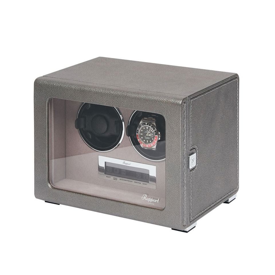 Quantum Duo Watch Winder - Silver