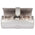 Sample Carbon Three Watch Roll - Silver