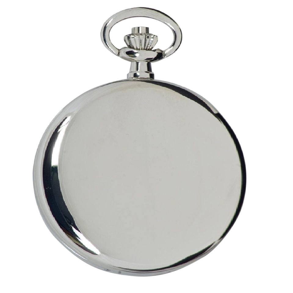 Half Hunter Pocket Watch - Silver