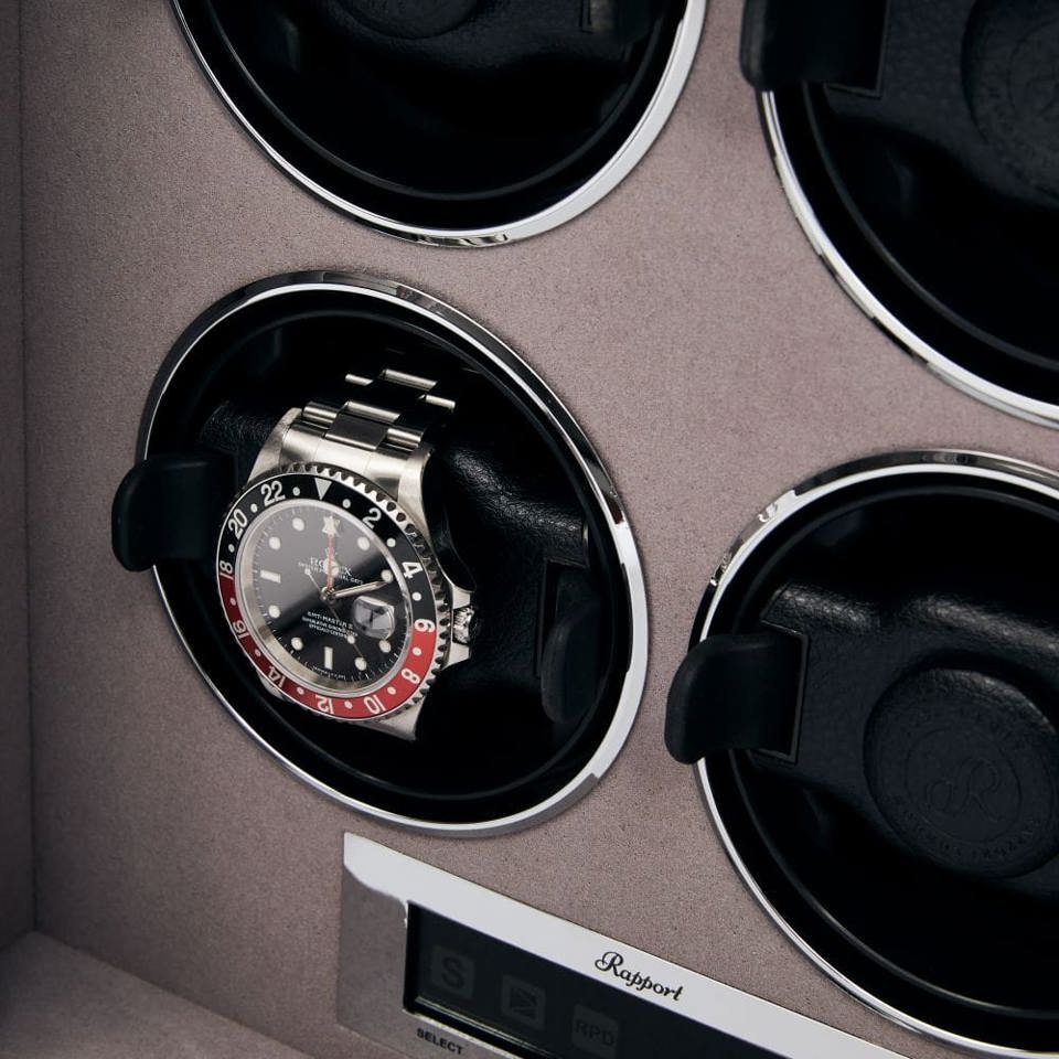 Quantum Quad Watch Winder - Silver