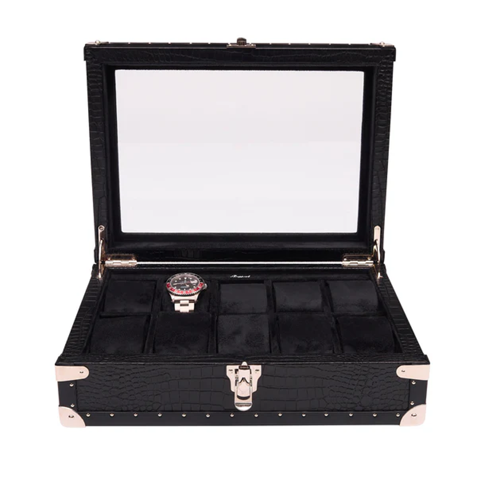 Brompton Optic Watch Box - Black