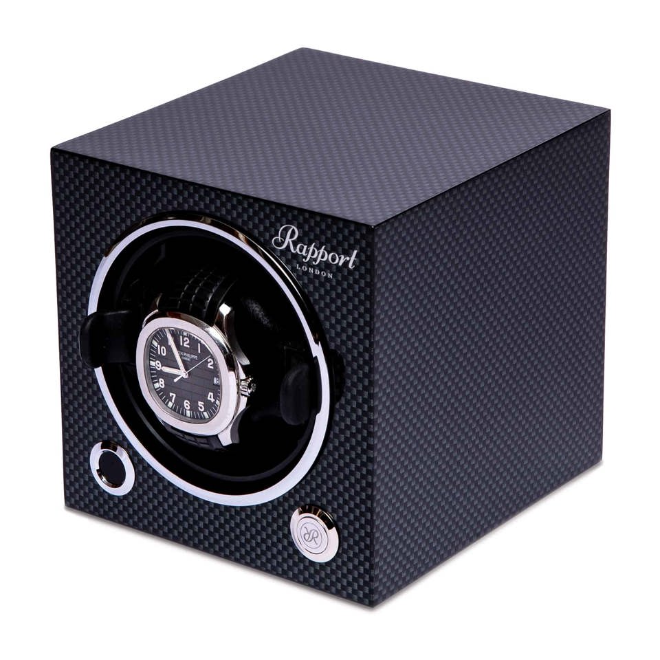 Evo Single Watch Winder - Carbon Fibre