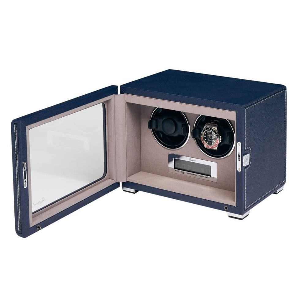 Quantum Duo Watch Winder - Navy