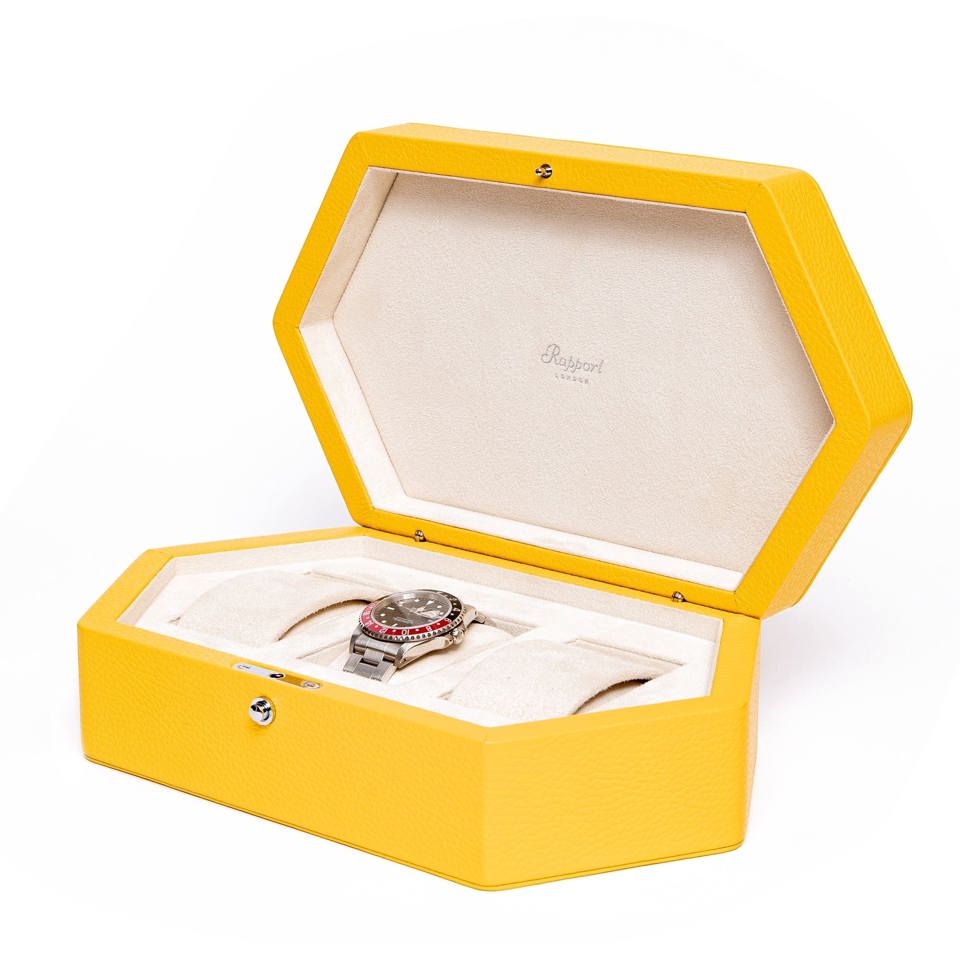 Portobello Watch Box - Yellow