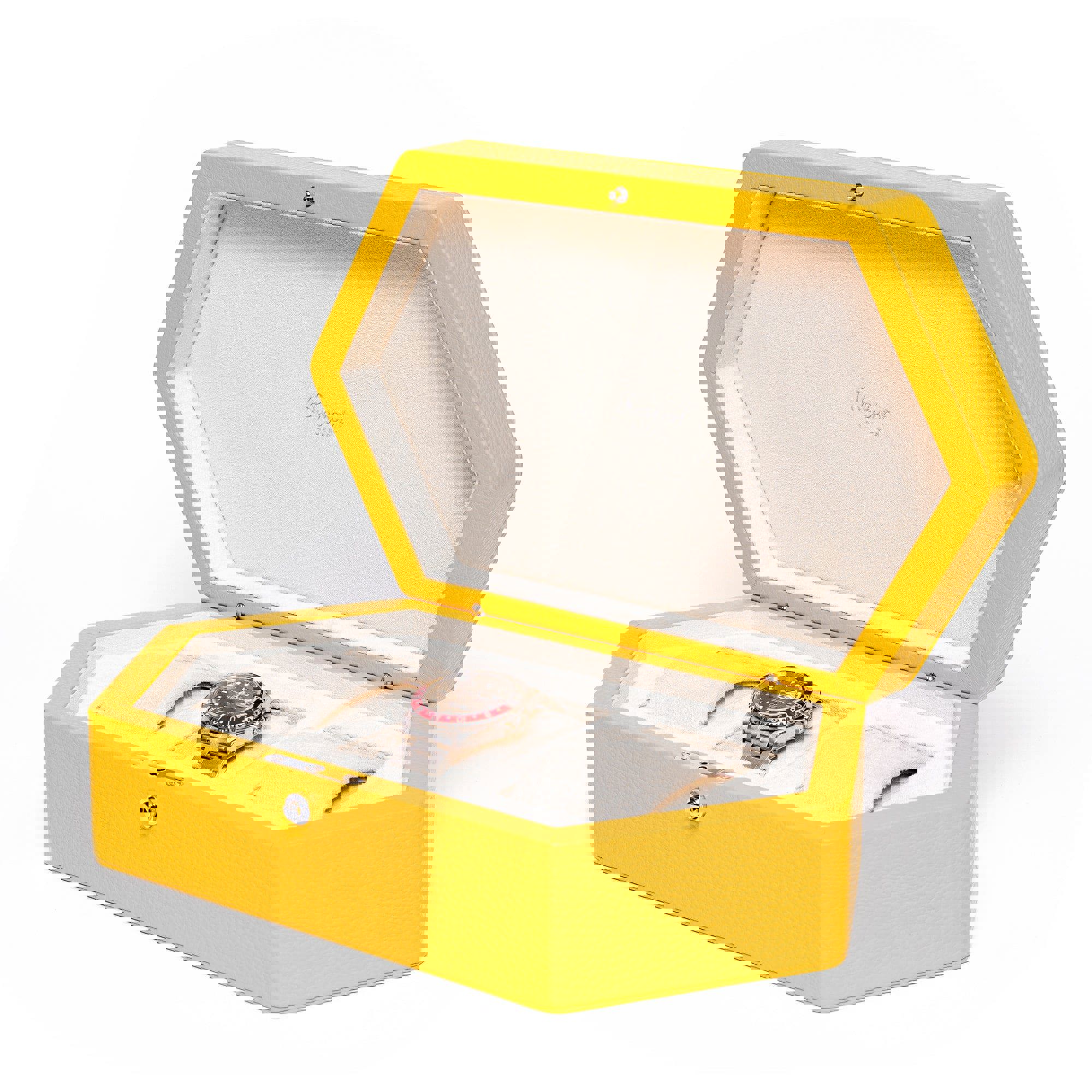 Portobello Watch Box - Yellow