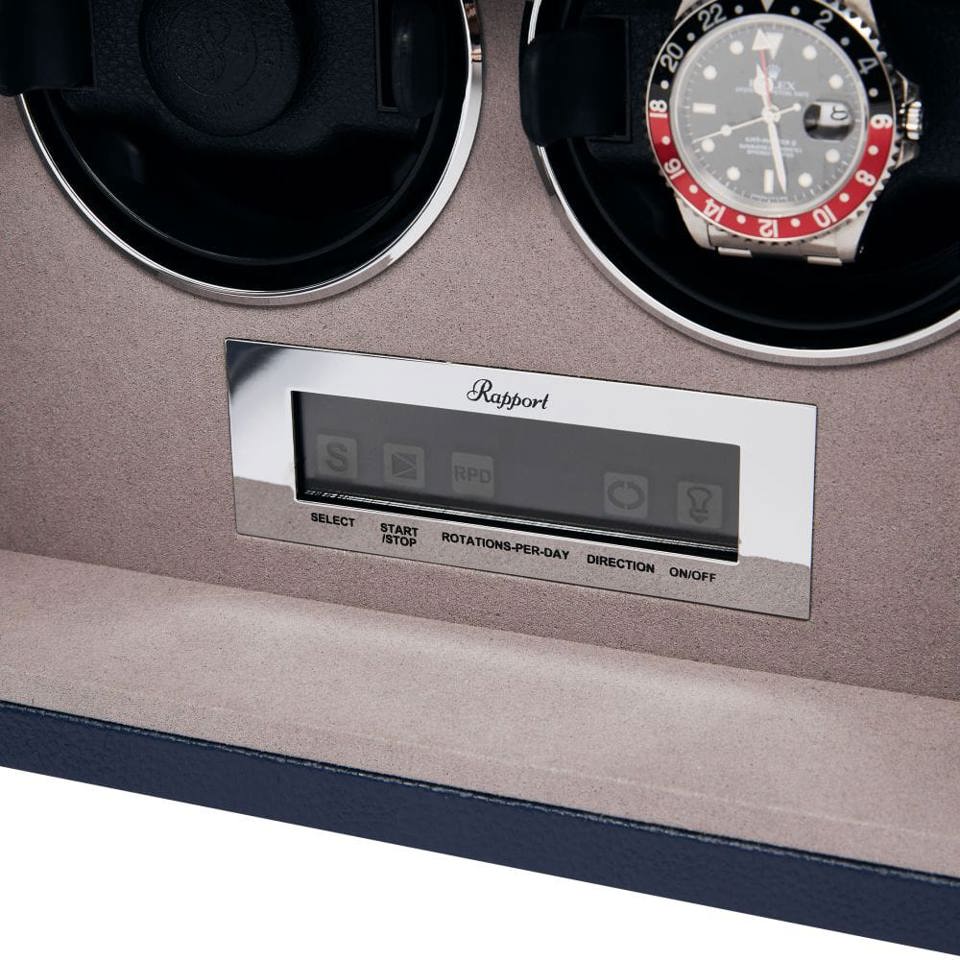 Quantum Duo Watch Winder - Navy