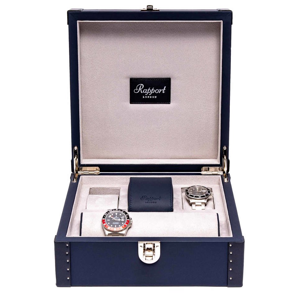 Kensington Six Watch Box - Blue