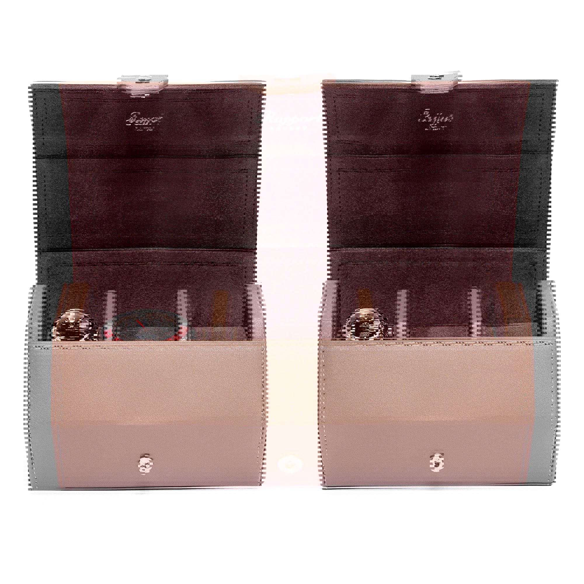 Vantage Three Watch Roll - Brown