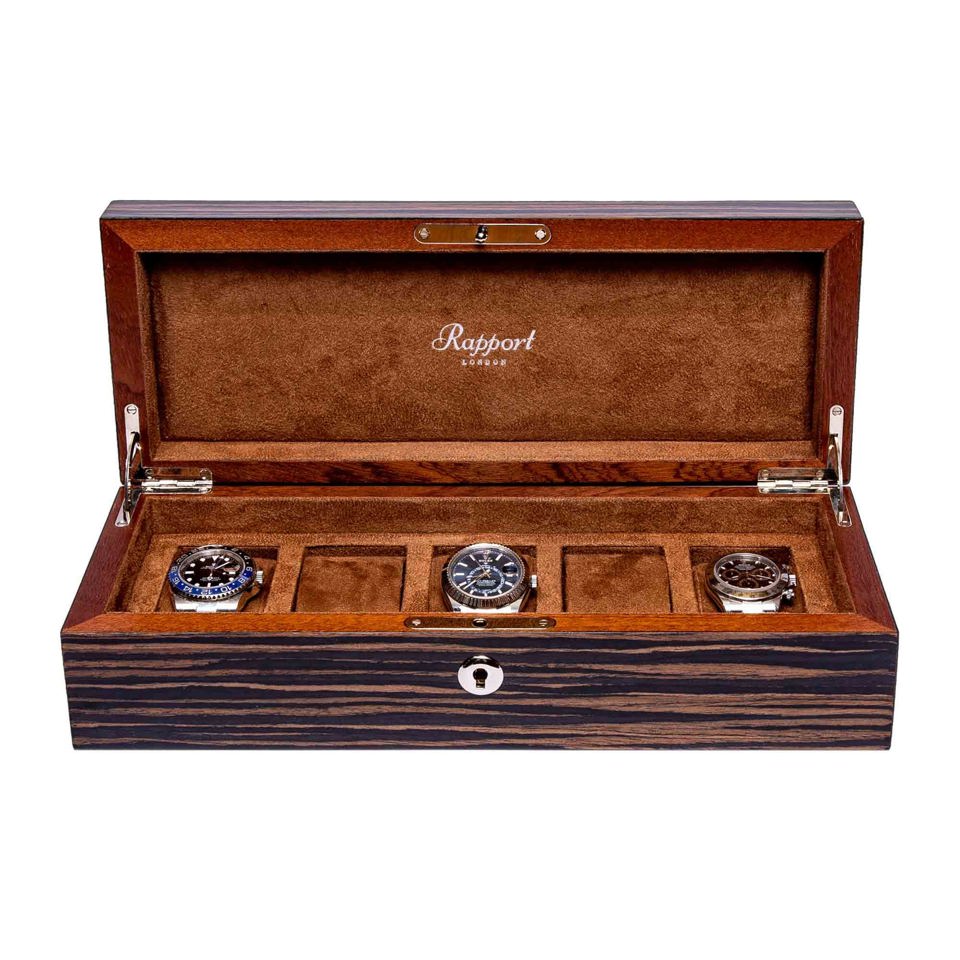 Heritage Five Watch box - Macassar