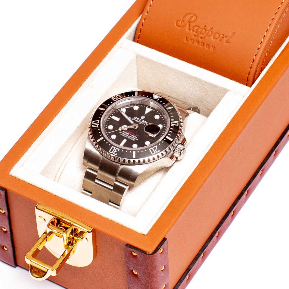 Kensington Two Watch Box - Tan