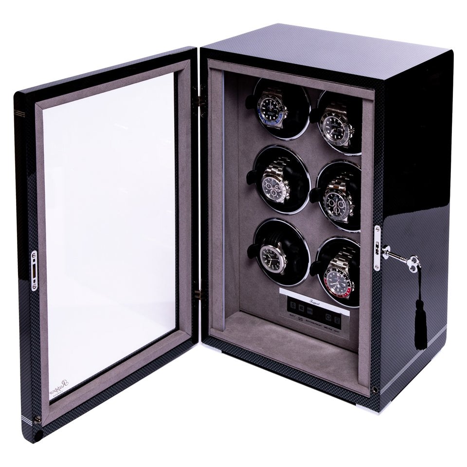 Formula Six Watch Winder - Carbon Fibre