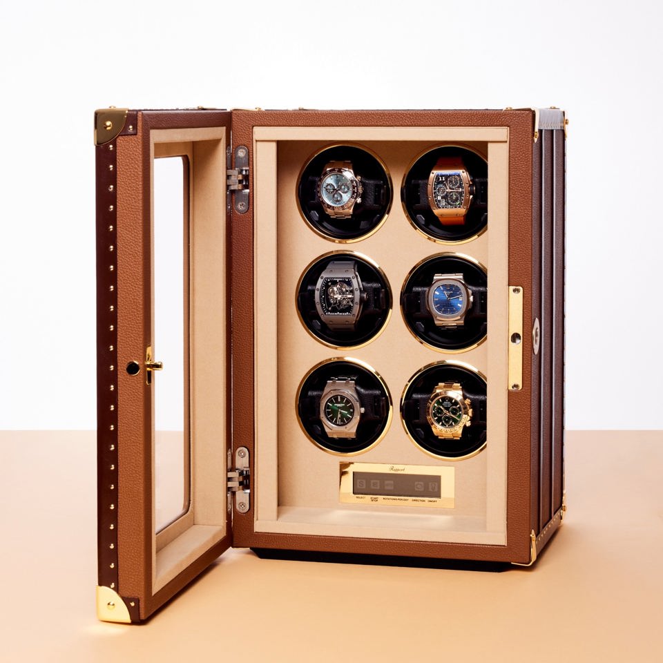 Romer Six Watch Winder - Brown