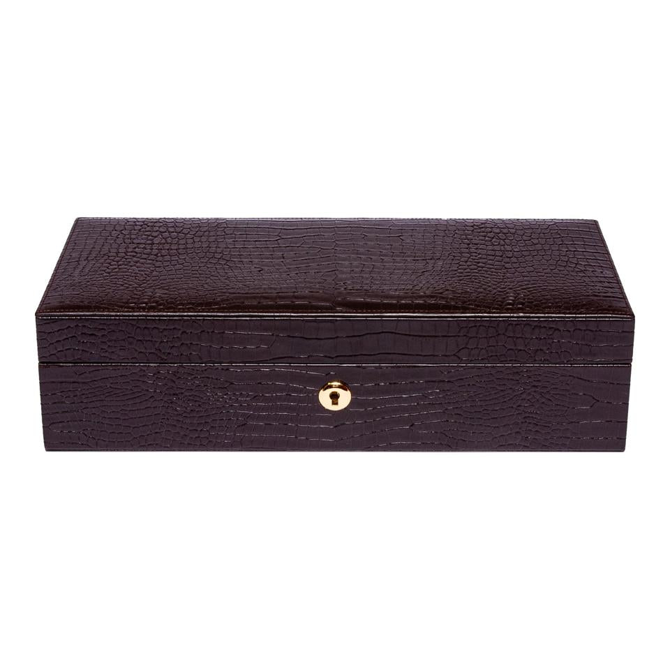 Brompton Five Watch Box - Brown