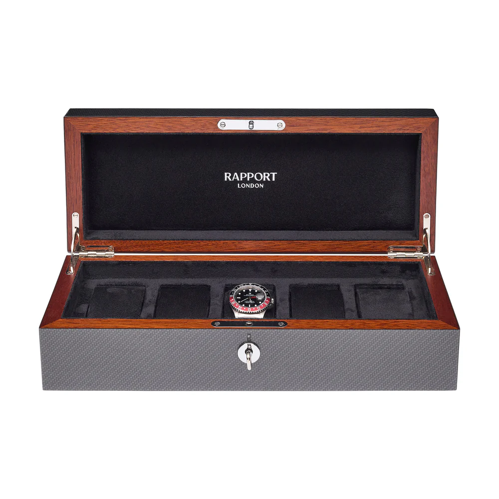 Carbon Fibre Five Watch Box