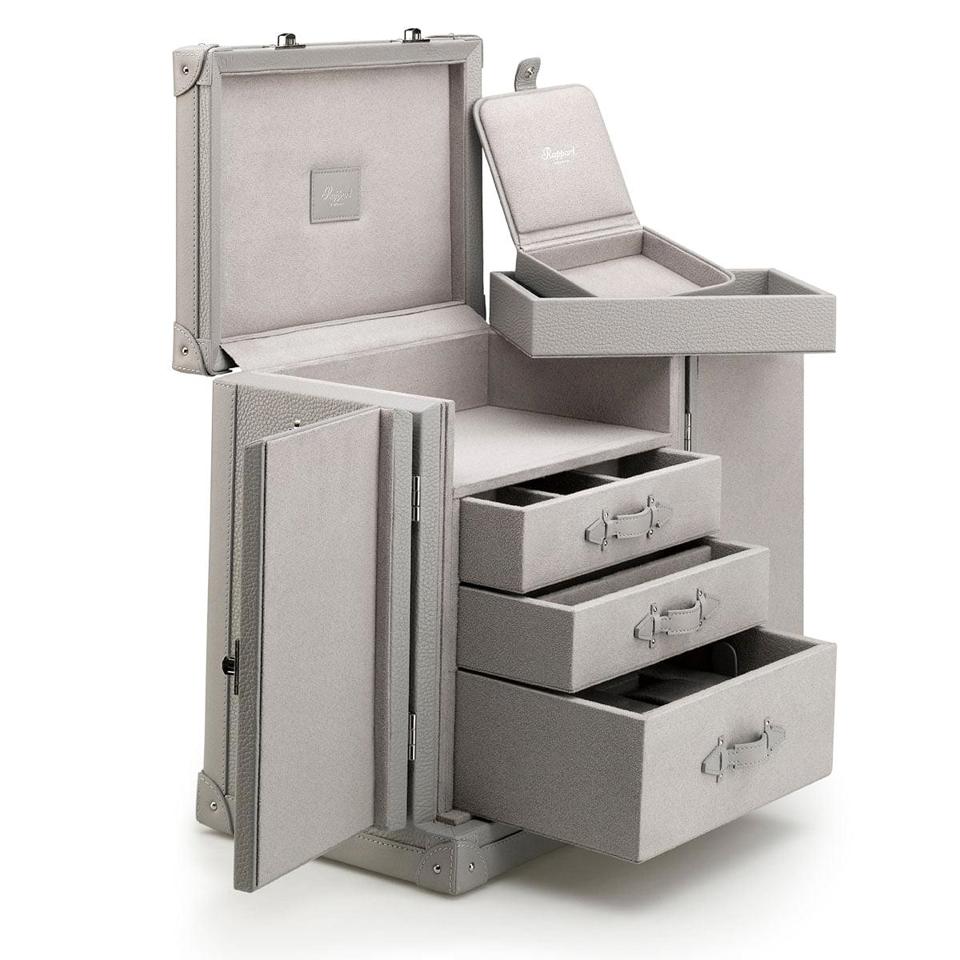 Deluxe Jewellery Trunk - Grey