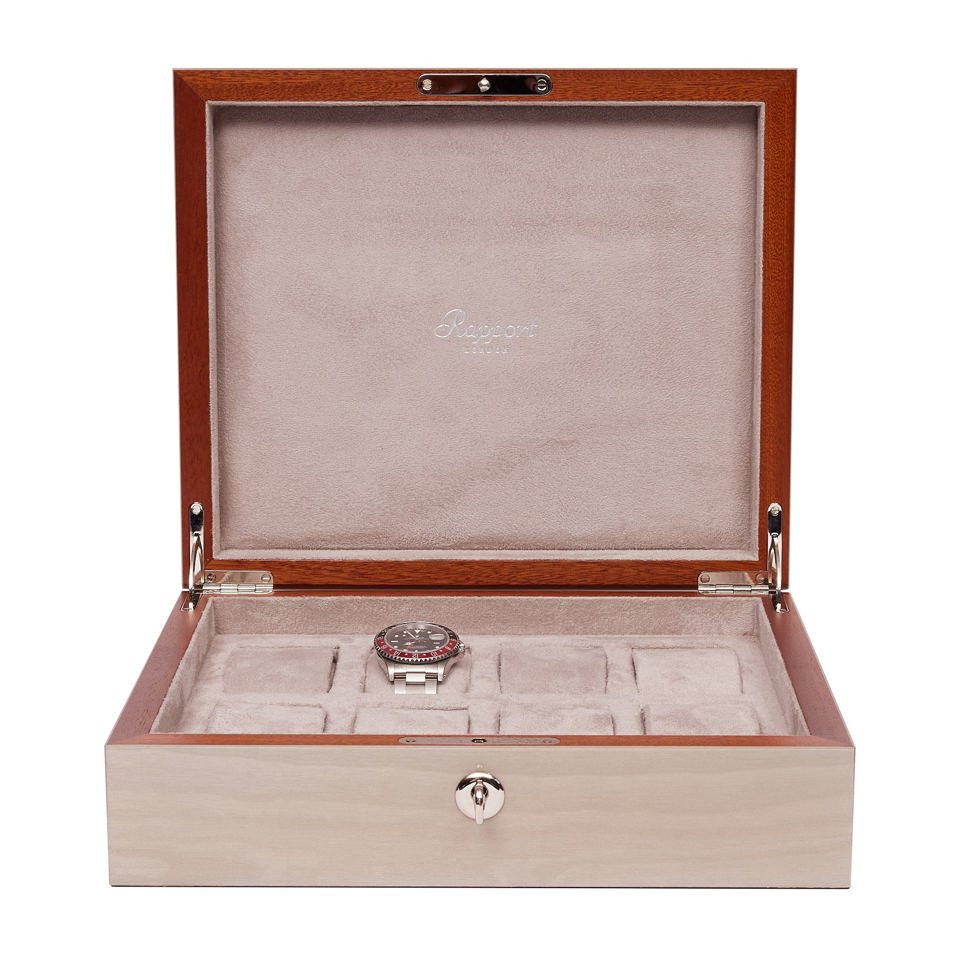 Heritage Chroma Eight Watch Box - Grey