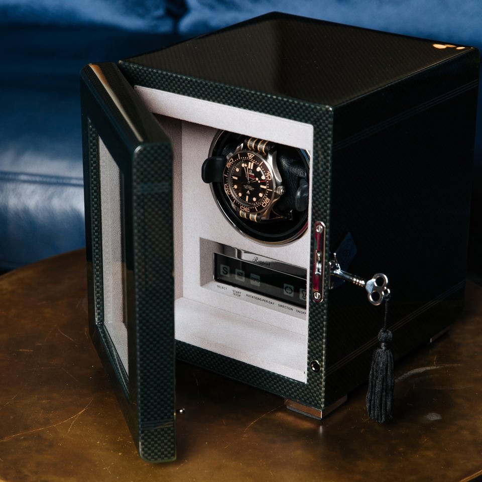 Formula Single Watch Winder - Carbon Fibre