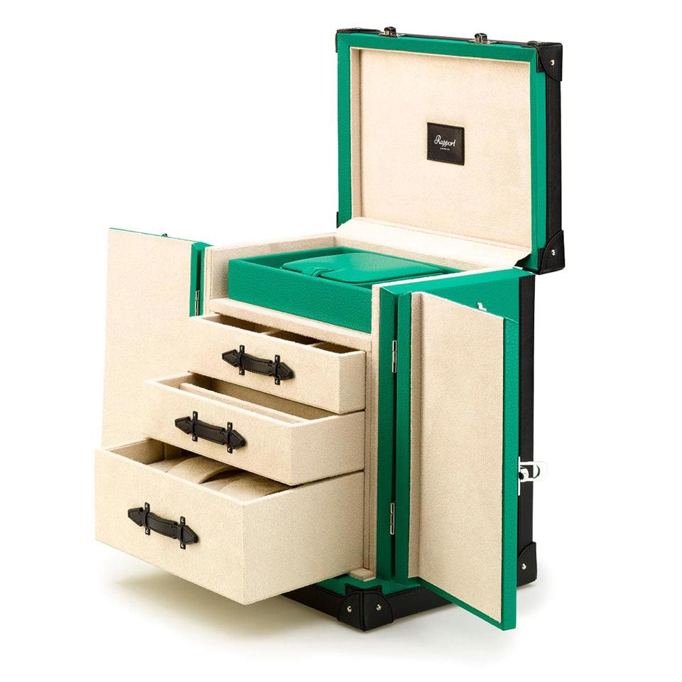 Deluxe Jewellery Trunk - Green