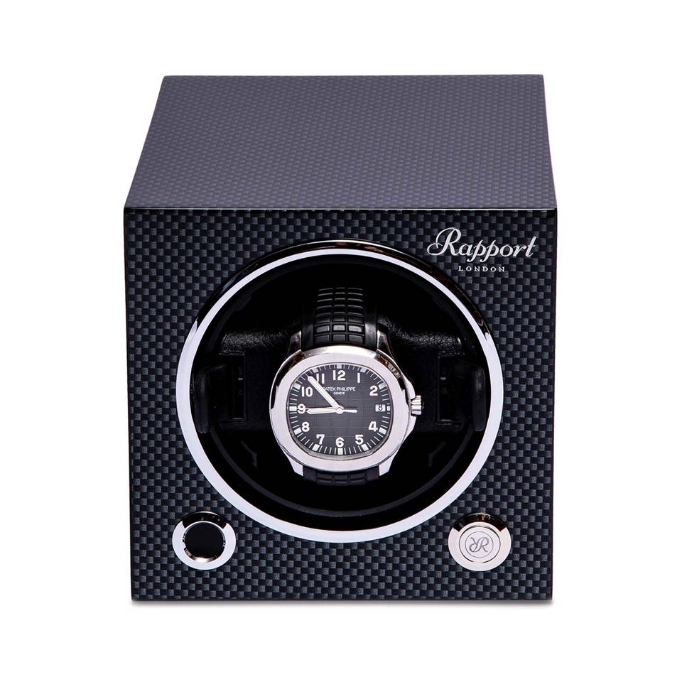 Evo Single Watch Winder - Carbon Fibre