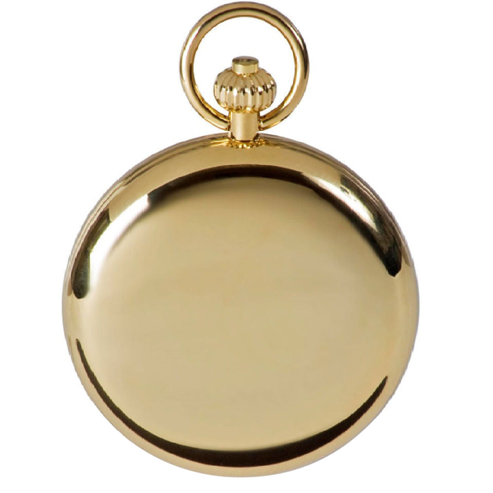 Open Face Pocket Watch 52mm - Gold