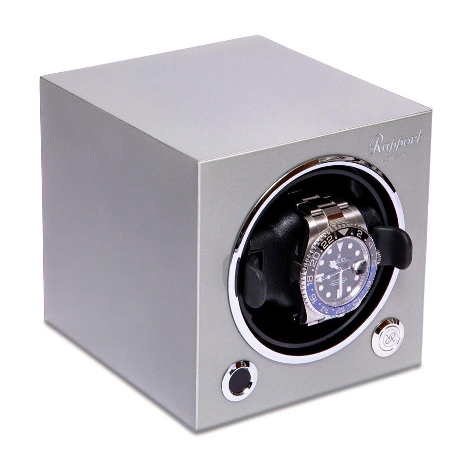 Evo Single Watch Winder - Platinum Silver