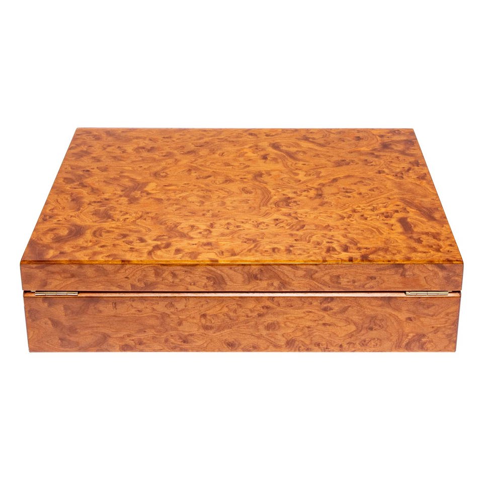 Heritage Ten Watch Box - Burr Walnut