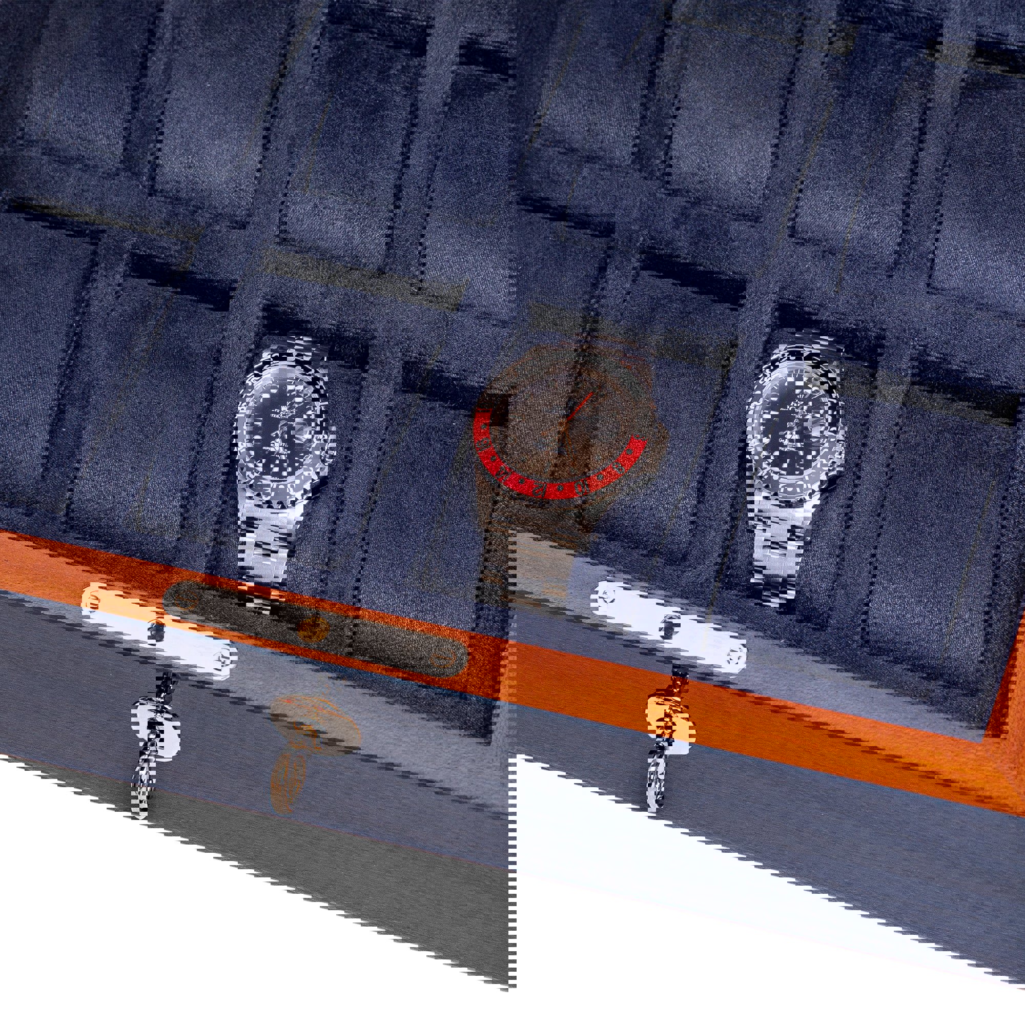 Heritage Chroma Eight Watch Box - Blue