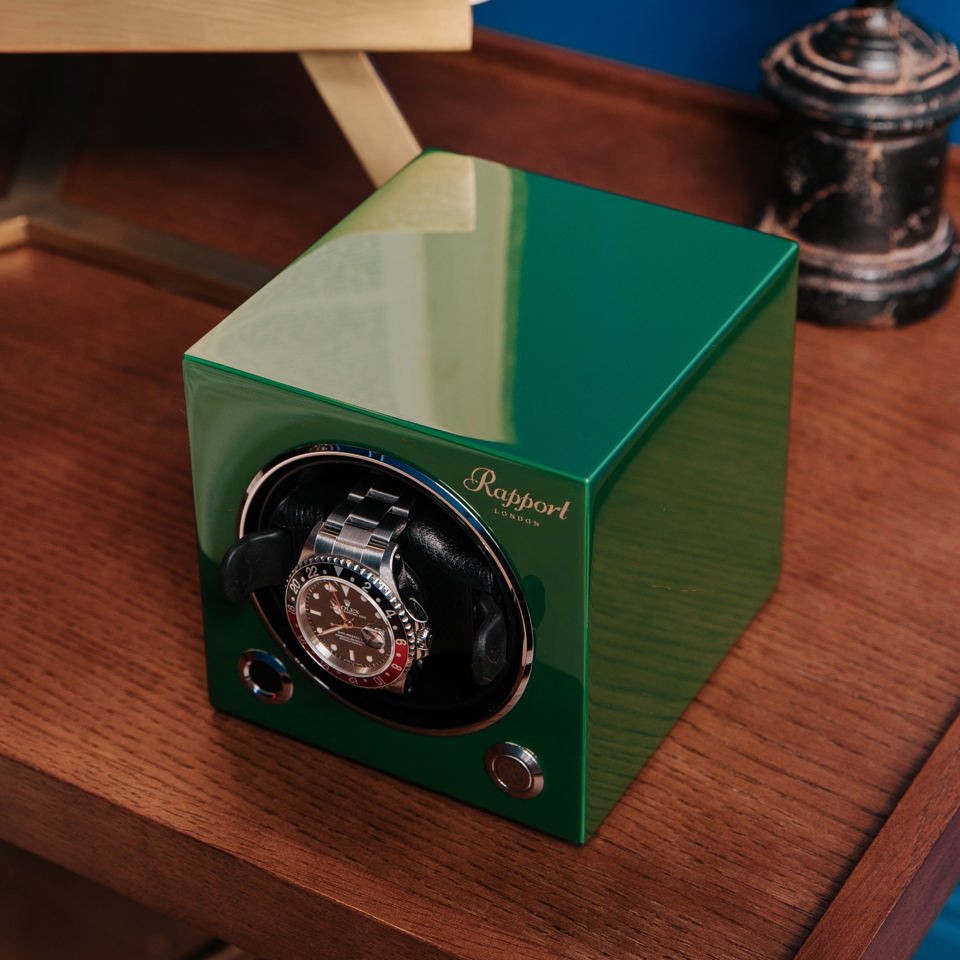 Evo Single Watch Winder - Racing Green