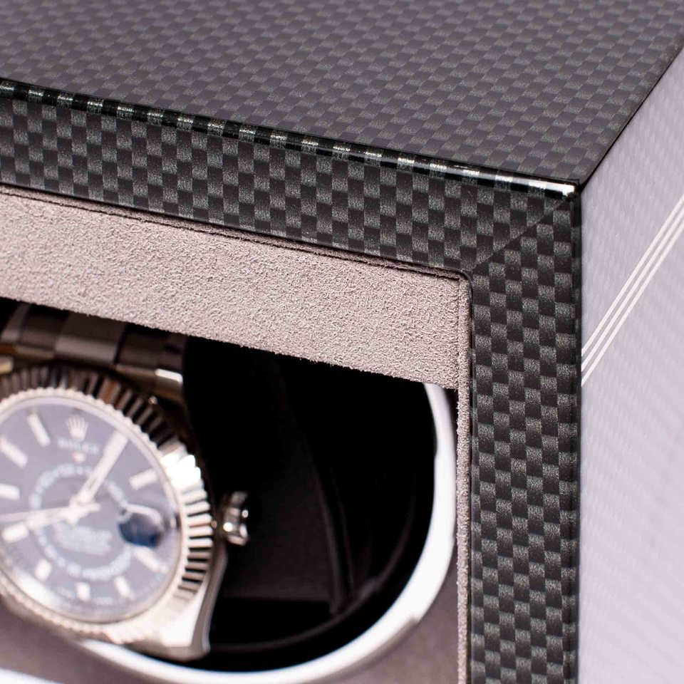 Formula Duo Watch Winder - Carbon Fibre