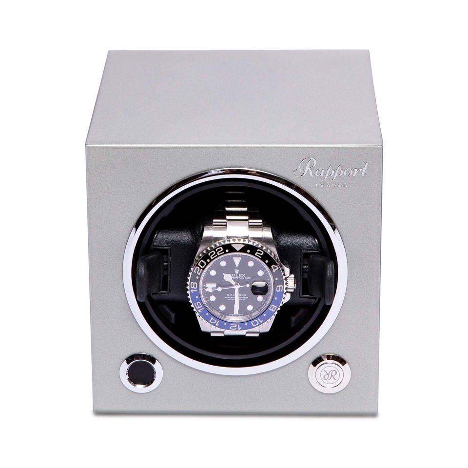 Evo Single Watch Winder - Platinum Silver