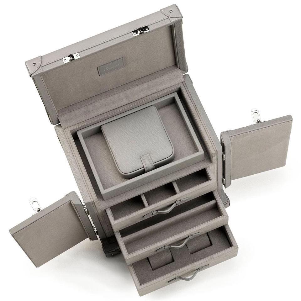 Deluxe Jewellery Trunk - Grey