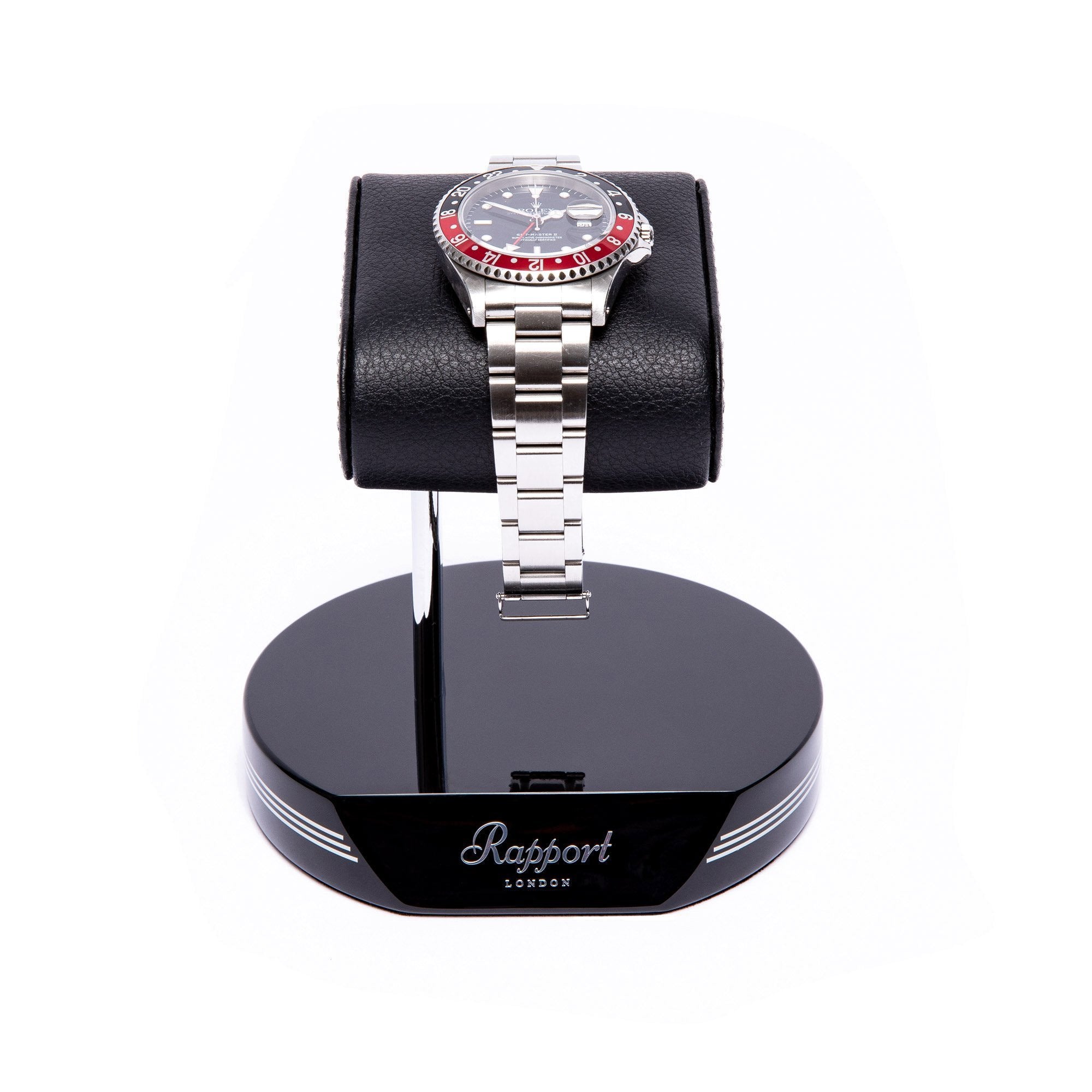 Formula Watch Stand - Black Silver
