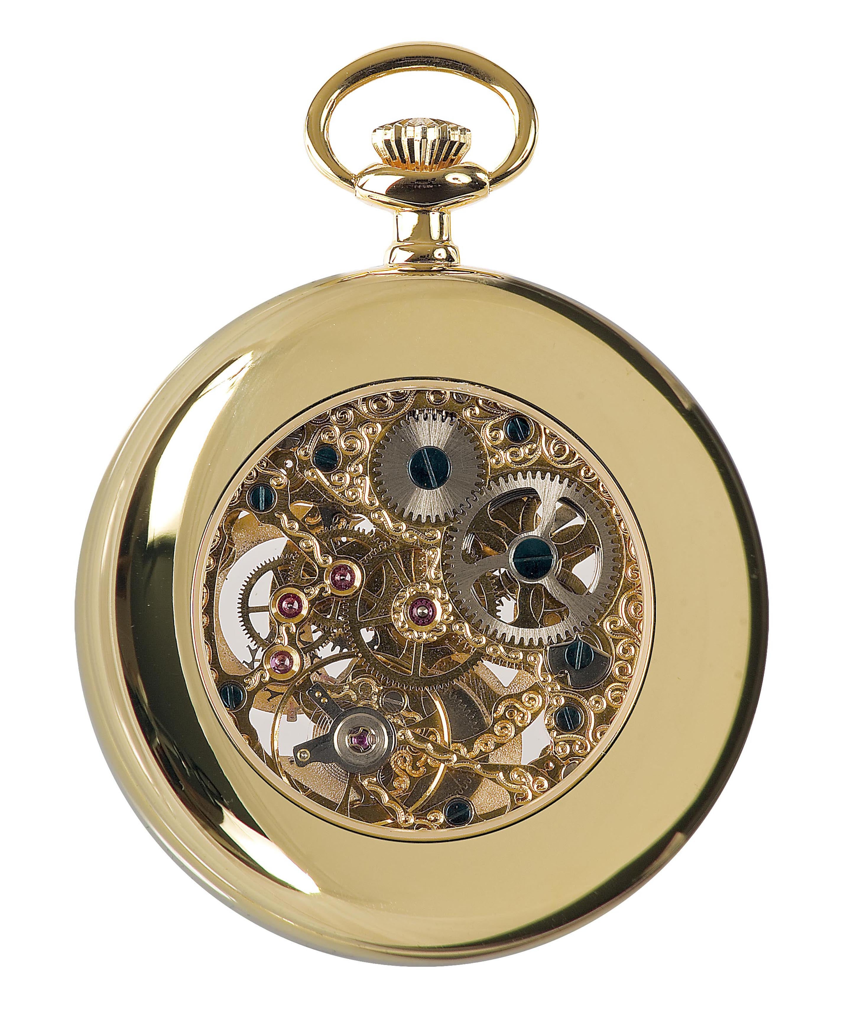 Sample Open Face Pocket Watch - Gold