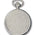 Mechanical Half Hunter Pocket Watch - Silver