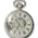 Mechanical Half Hunter Pocket Watch - Silver