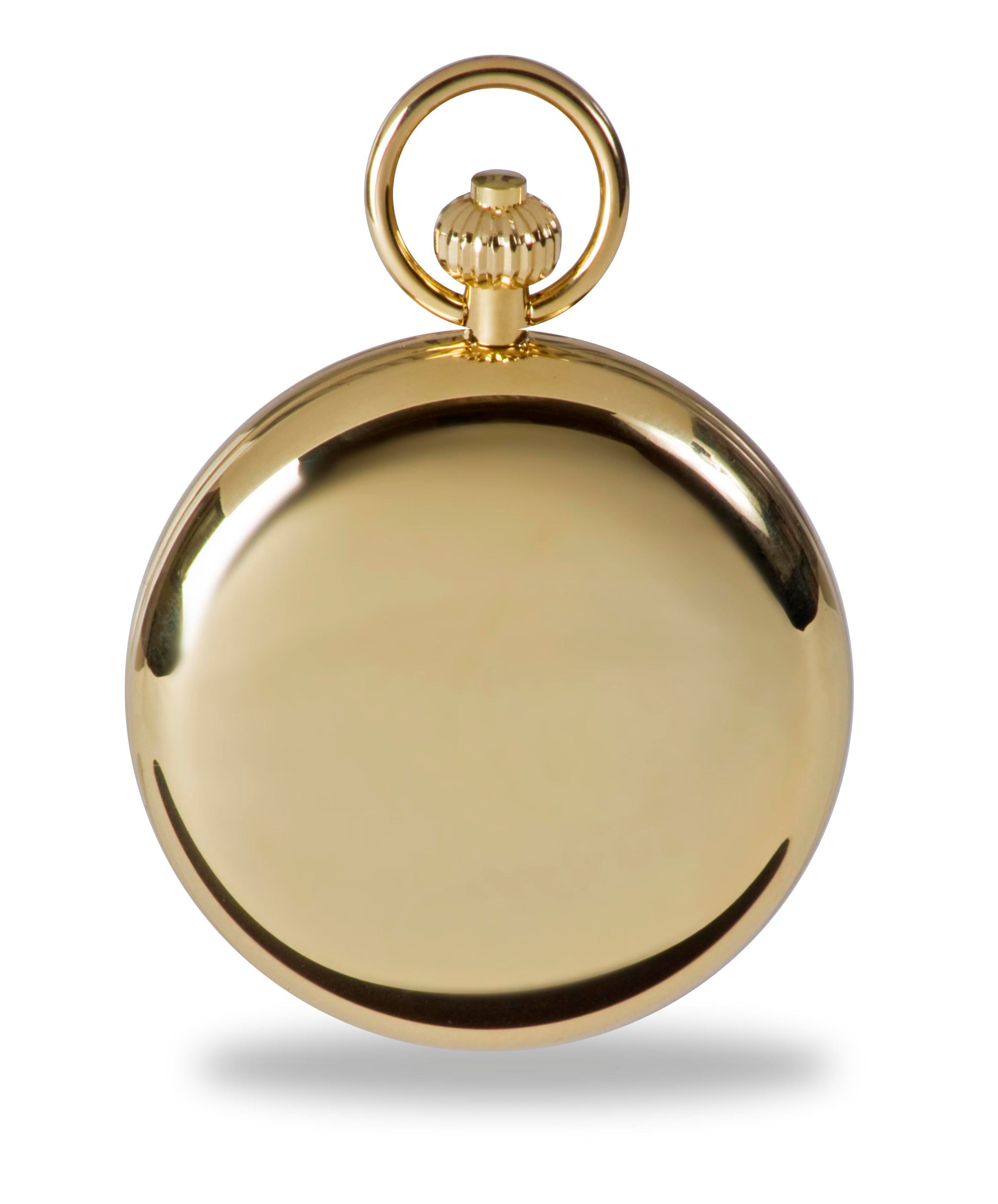 Open Face Pocket Watch 52mm - Gold