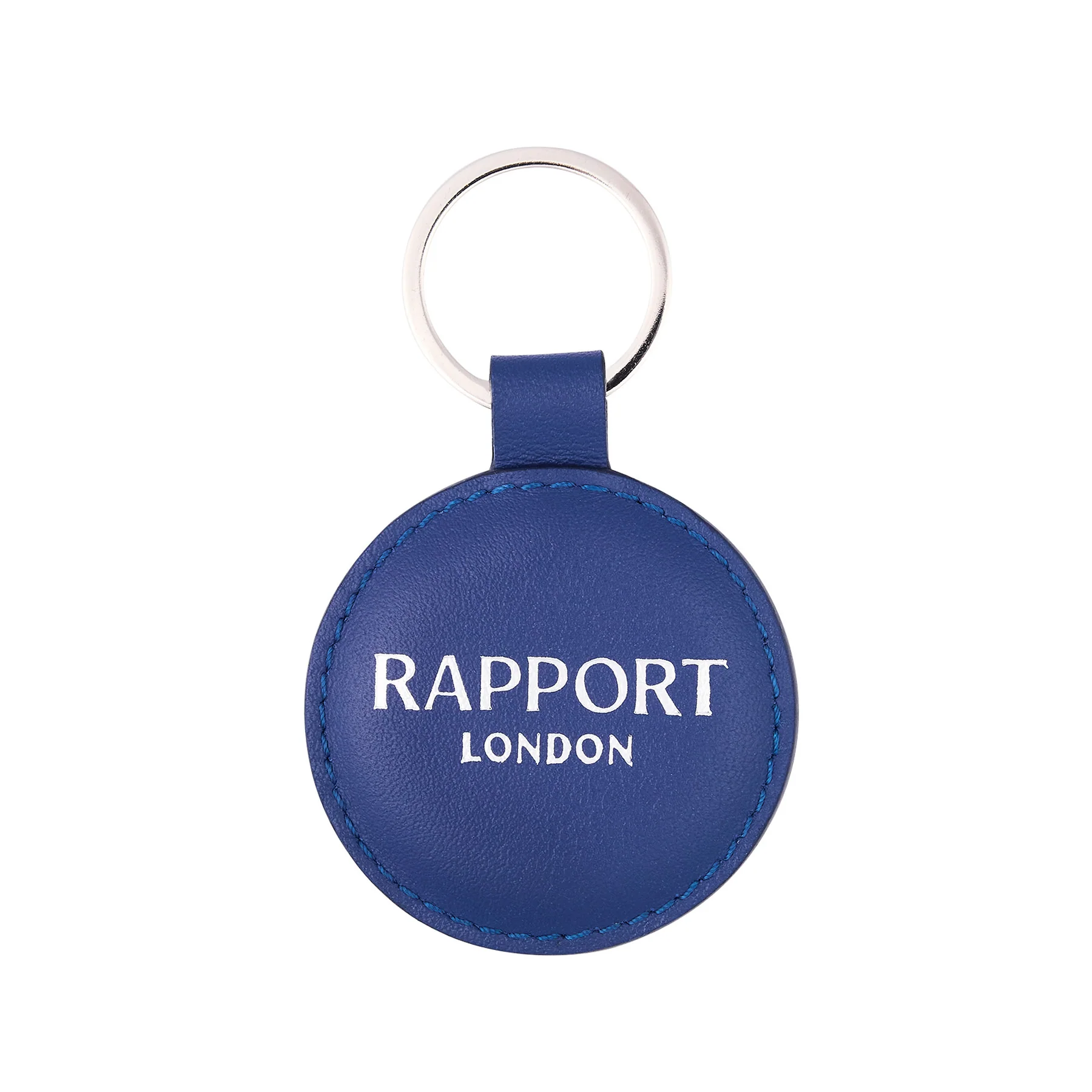 RR Leather Keyring - Blue