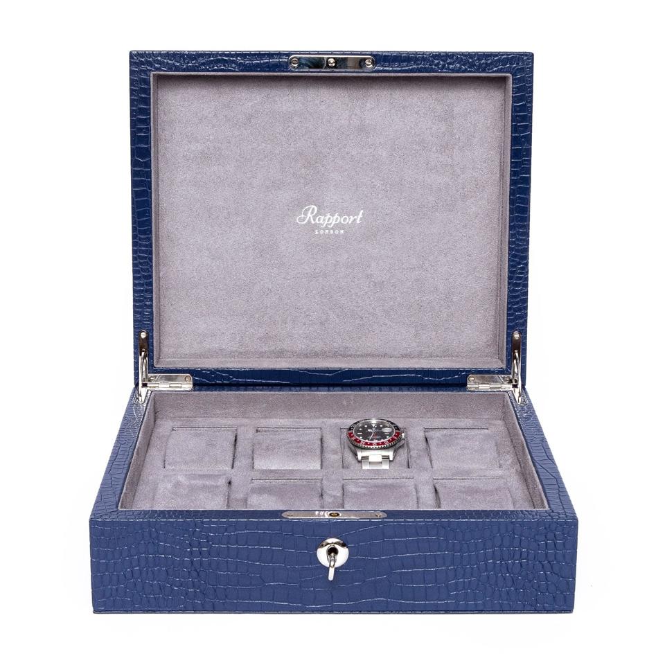 Brompton Eight Watch Box - Blue