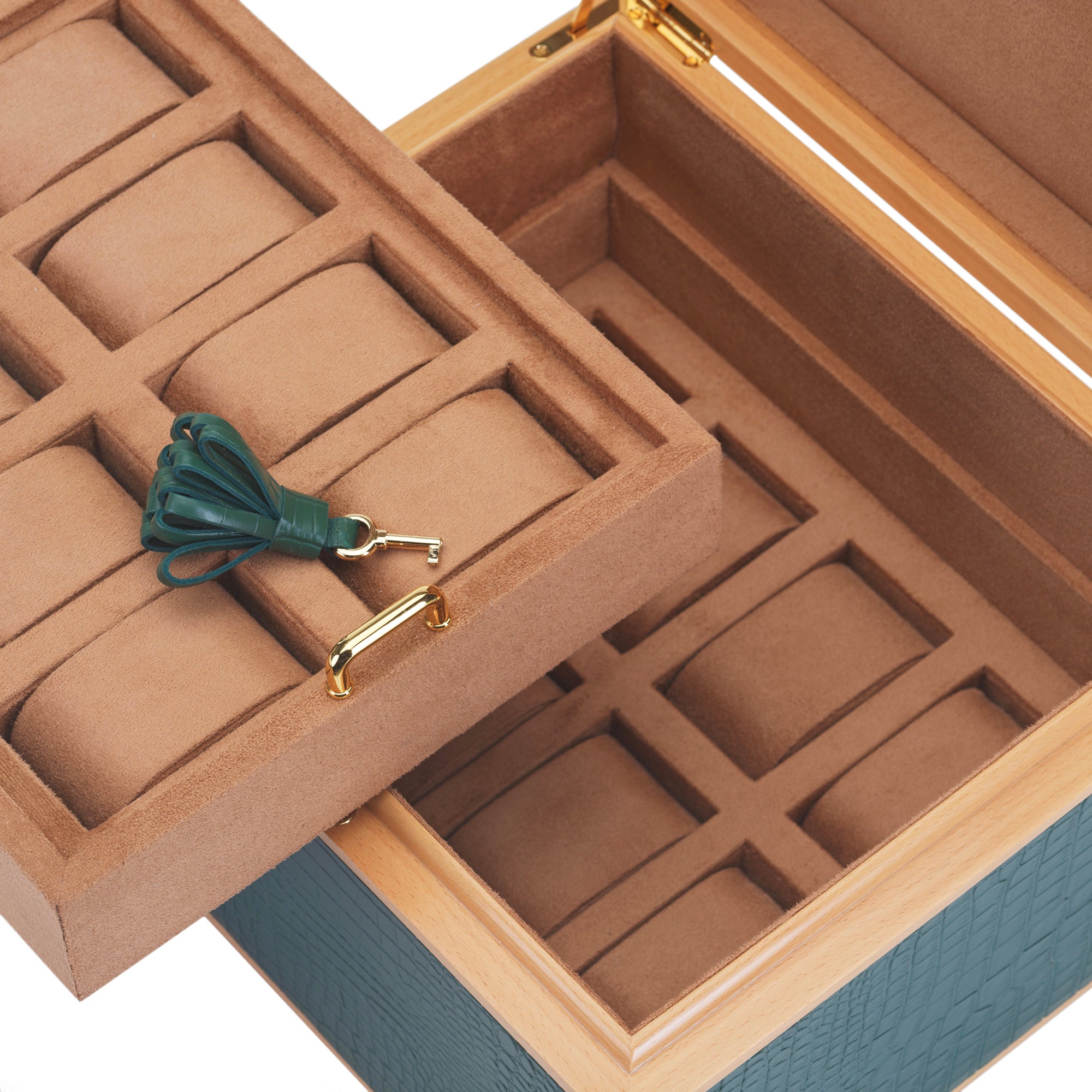Clarendon Sixteen Watch Box - Green