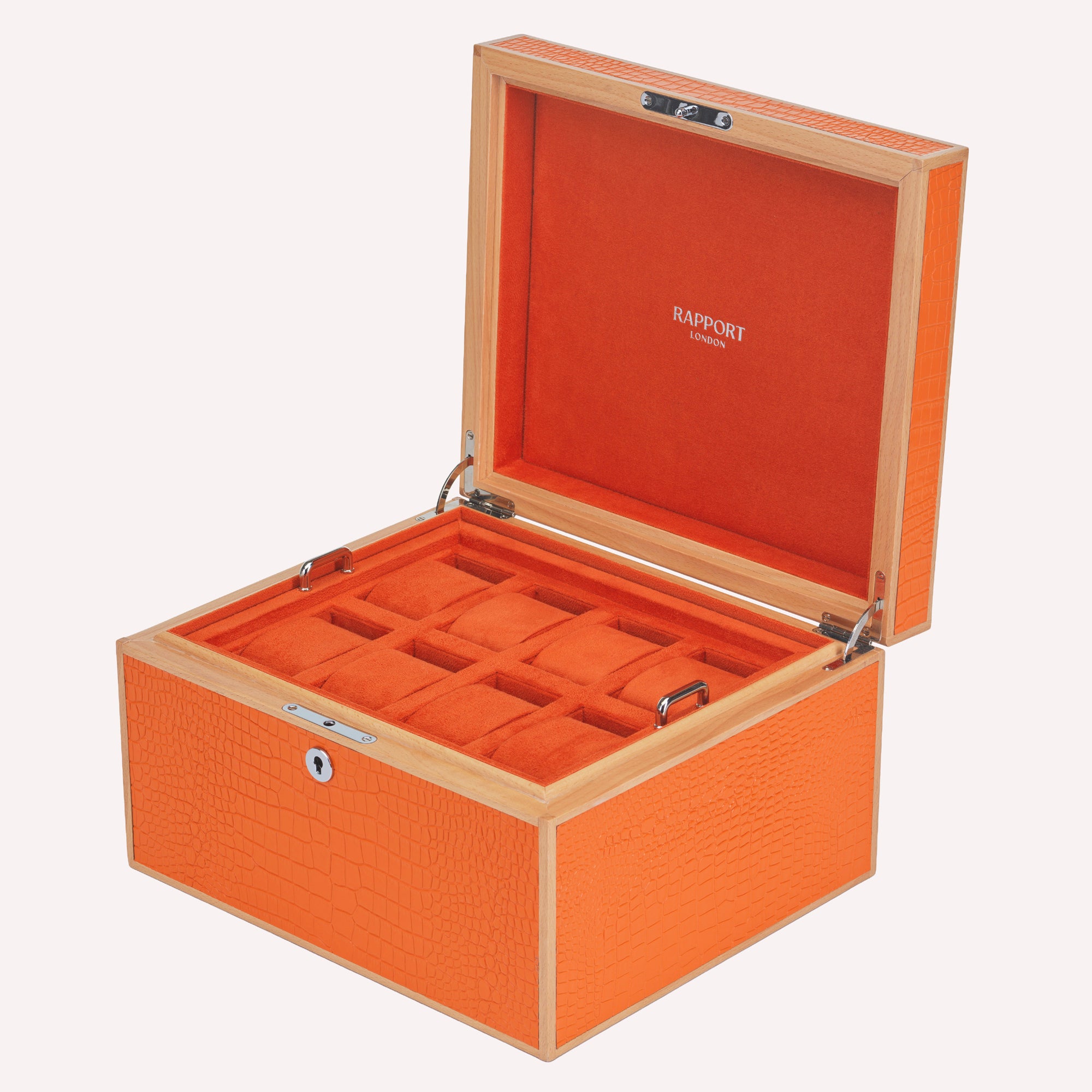 Clarendon Sixteen Watch Box - Orange