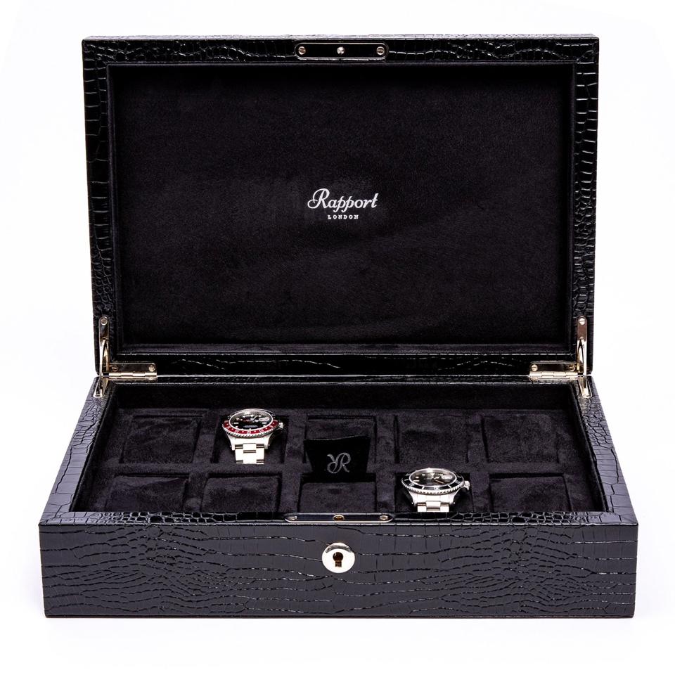 Brompton Ten Watch Box - Black