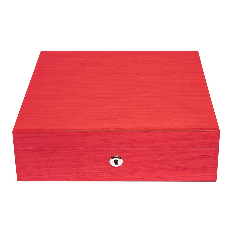 Heritage Chroma Eight Watch Box - Red