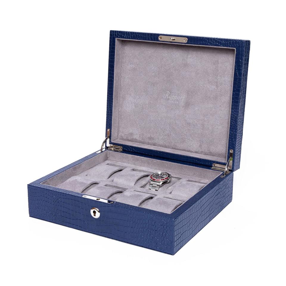 Brompton Eight Watch Box - Blue