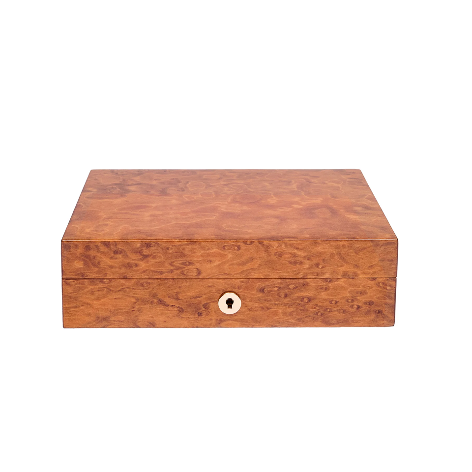 Heritage Small Humidor - Burr Walnut