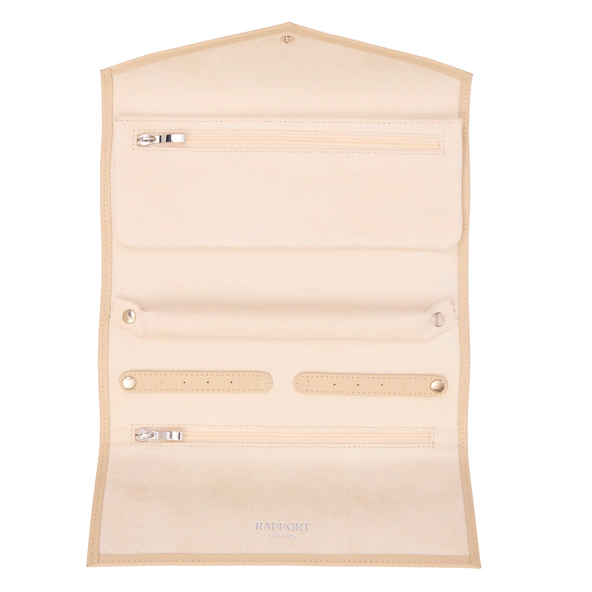 Victoria Jewellery Roll - Beige