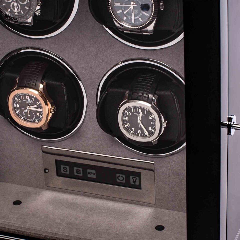 Formula Quad Watch Winder - Black