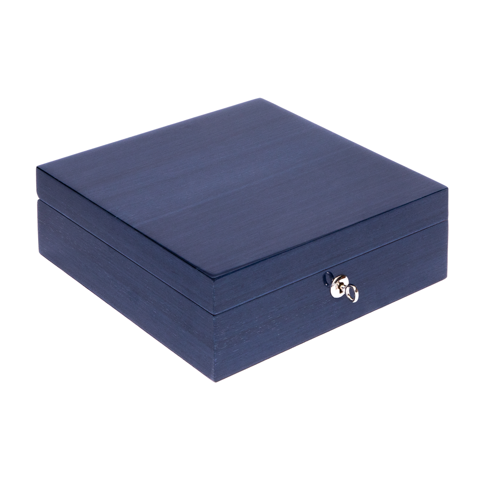 Heritage Chroma Four Watch Box - Navy Blue