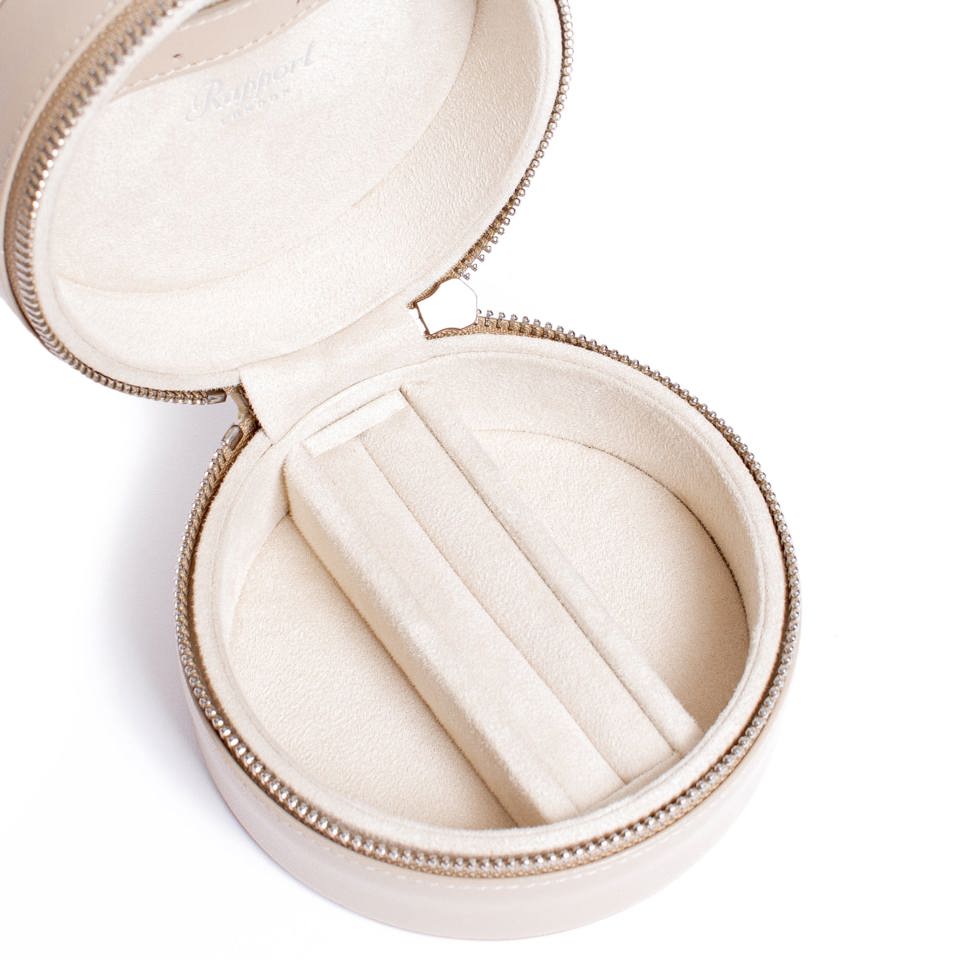 Travel Jewellery Case - Beige