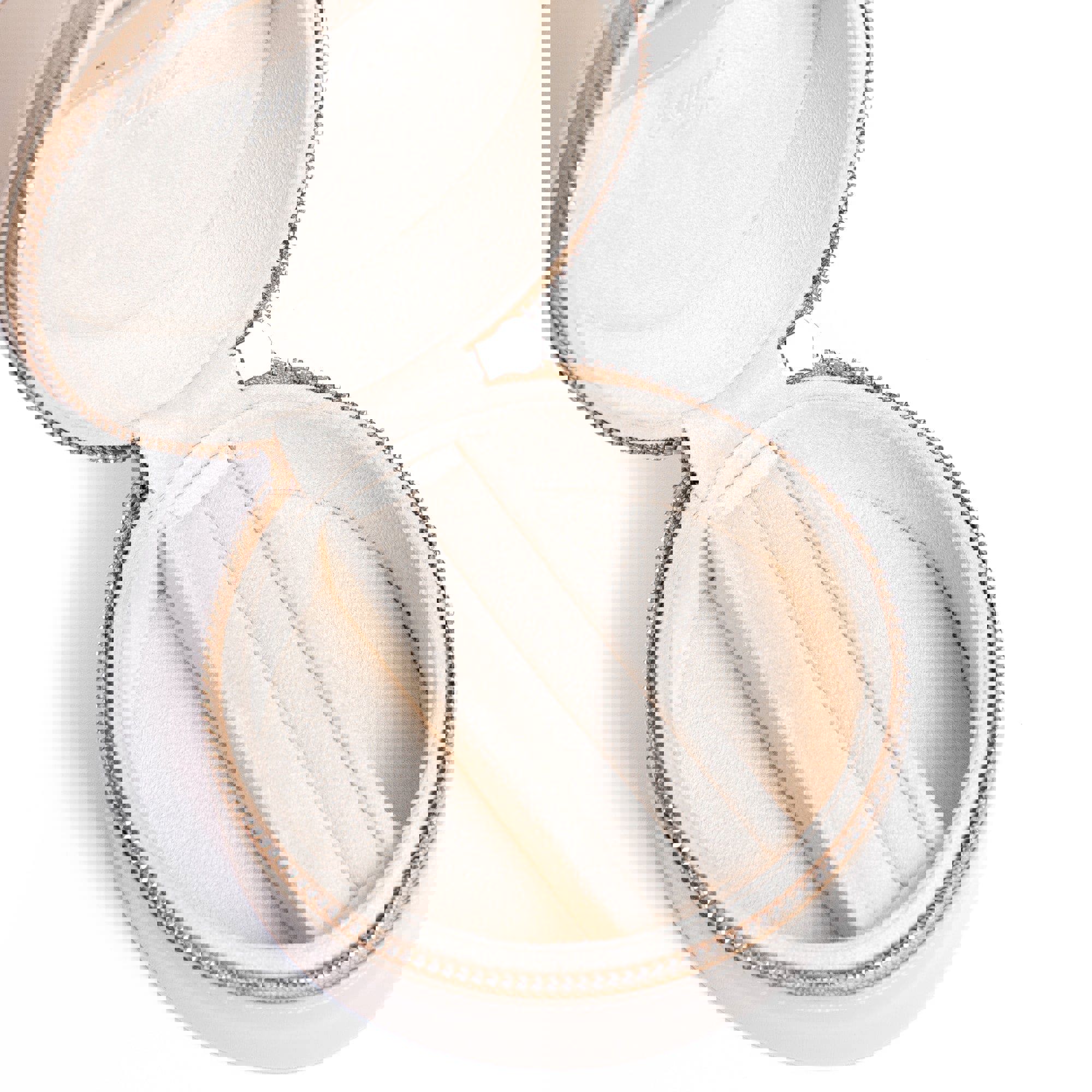 Victoria Travel Jewellery Case - Beige